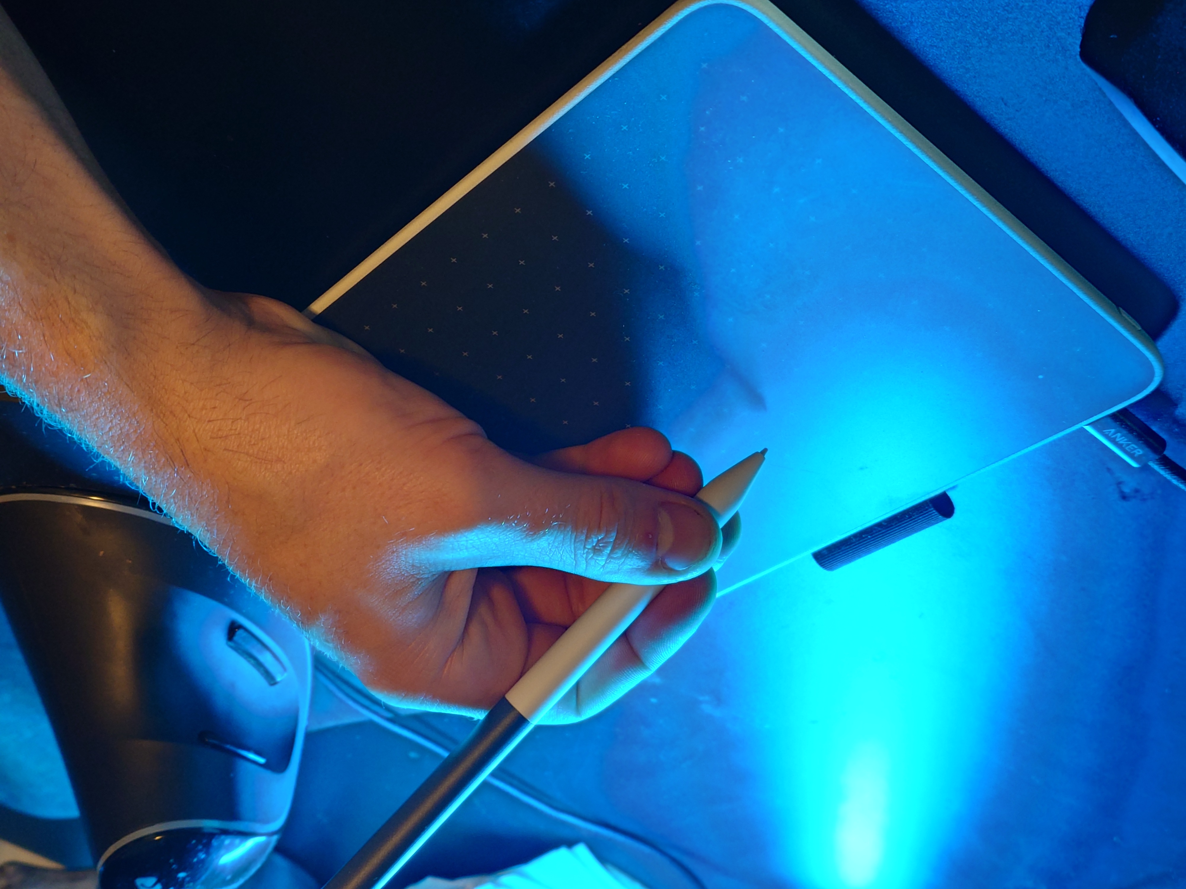 Pen tablet closeup